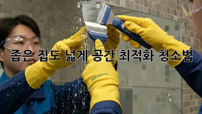 좁은 집도 넓게! 공간 최적화 청소법