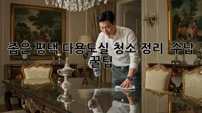 좁은 평택 다용도실 청소, 정리 & 수납 꿀팁!